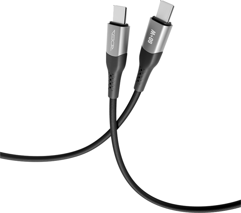 Кабель Ridea Type-C – Type-C 60 Вт, 1,2 м