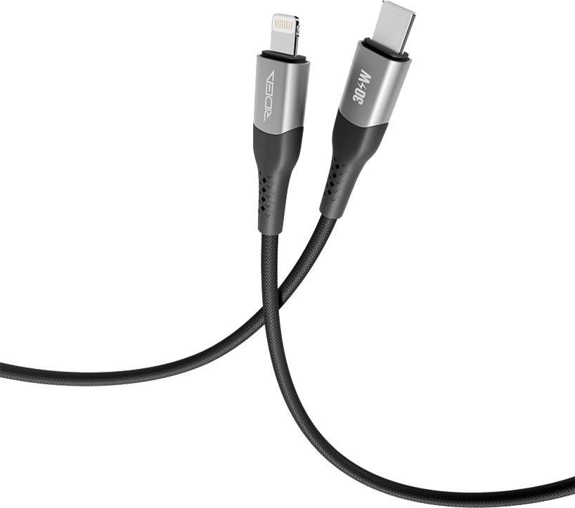 Кабель Ridea Type-C – Lightning 30 Вт, 2 м